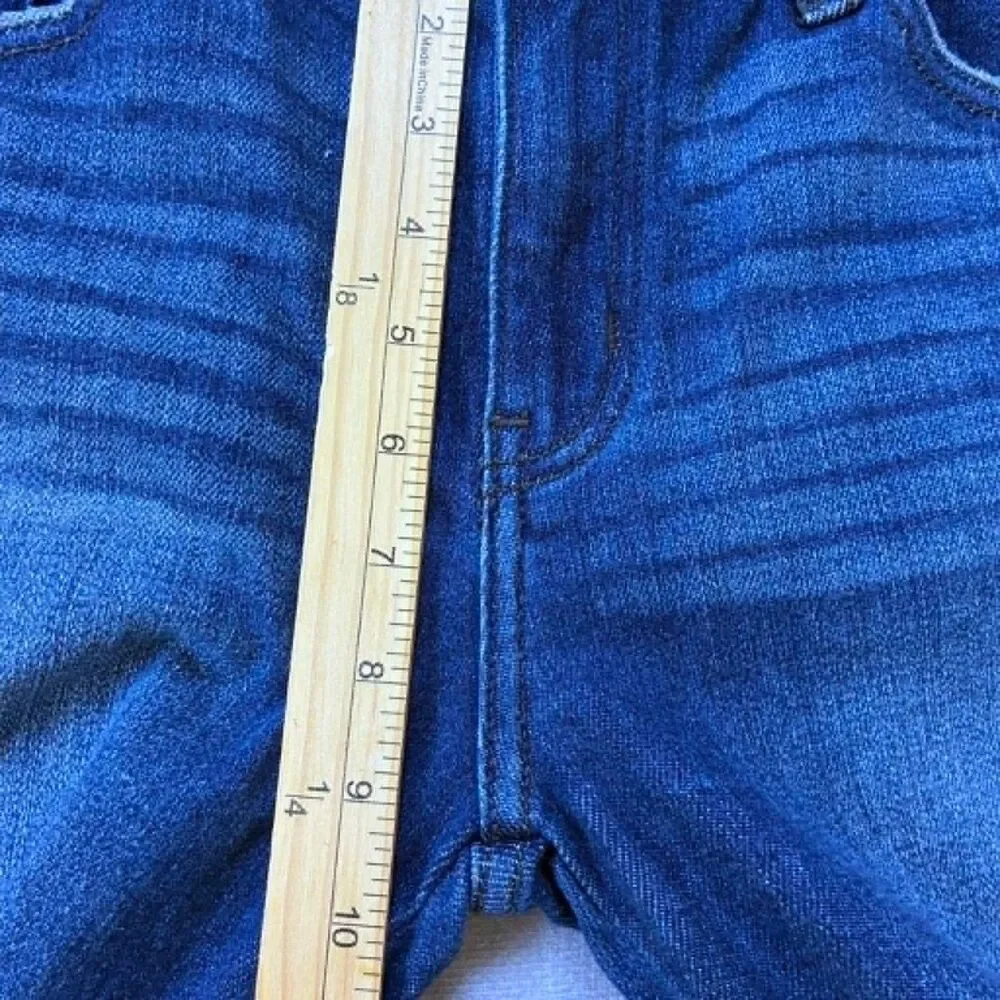 KanCan Womens Skinny Jeans Size 9 28 Medium Wash Distressed Raw Hem KC9341D